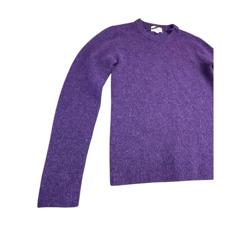 & Other Stories Purple Wool Alpaca Blend Crewneck Sweater XS
